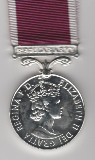 Regular Army LSGC Elizabeth 11 full size superior copy medal - Click Image to Close