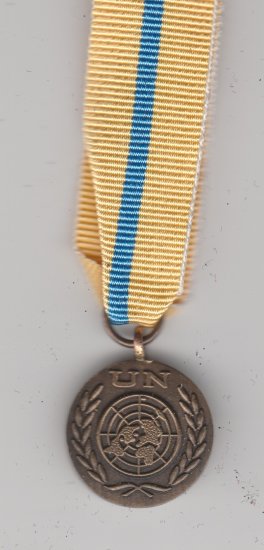 UN Iraq and Kuwait (UNIKOM) miniature medal - Click Image to Close