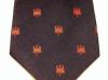 Royal Anglian Regiment silk crested tie