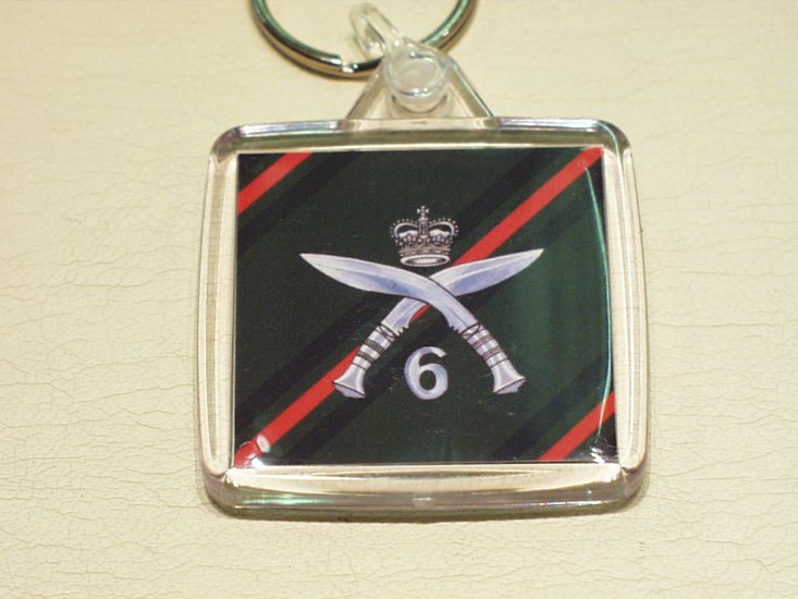 6th Gurkha Rifles key ring - Click Image to Close