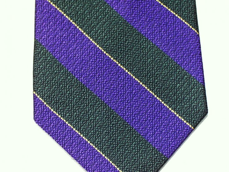 Argyll & Sutherland Highlanders non crease silk stripe tie - Click Image to Close