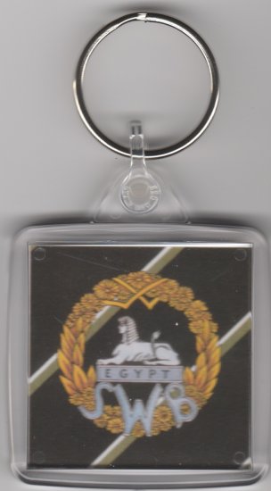 South Wales Borderers plastic key ring - Click Image to Close