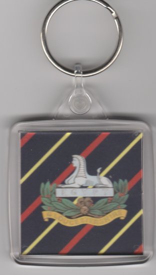 Gloucestershire Regiment plastic key ring - Click Image to Close