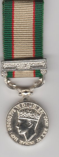 IGS Medal 1936-9 miniature medal bar NWF 1936-37 - Click Image to Close