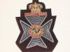 King's Royal Rifle Corps Queens Crown blazer badge