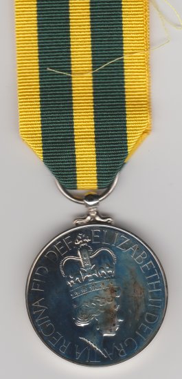 Queen's Volunteer Reserve medal full size copy medal - Click Image to Close