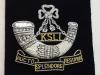 King's Shropshire Light Infantry with title blazer badge