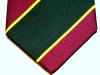 Border Regiment polyester striped tie
