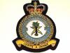 7644 Public Relations Royal Auxiliary Air Force Squadron wire blazer badge