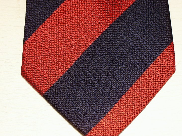 Adjutant General's Corps silk stripe tie 196 - Click Image to Close