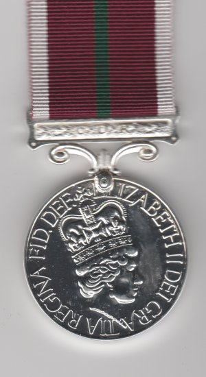 UDR long service Permanent cadre full size copy medal - Click Image to Close