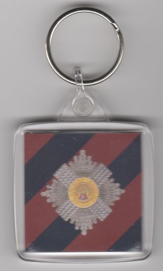 Scots Guards plastic key ring - Click Image to Close