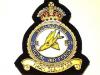 221 Squadron RAF KC wire blazer badge