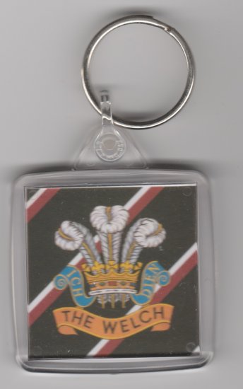 Welch Regiment key ring - Click Image to Close