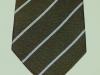 Green Howards silk striped tie