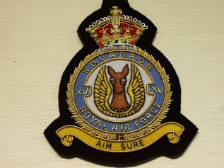15 Squadron KC RAF blazer badge - Click Image to Close