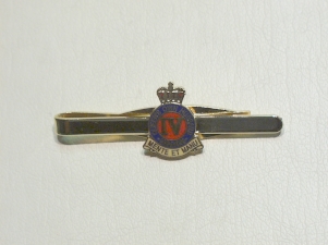 4th Queens Own Hussars tie slide - Click Image to Close