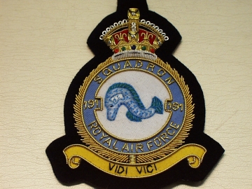 191 Sqdn KC RAF wire blazer badge - Click Image to Close