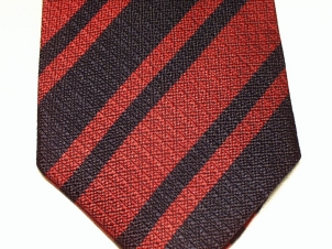 Royal Engineers non crease silk stripe tie - Click Image to Close