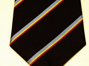 3rd The King's Own Hussars (New Pattern) silk stripe tie - Click Image to Close
