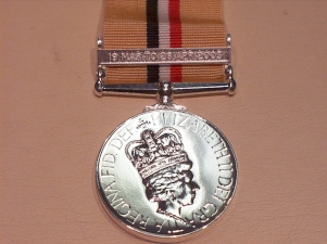 Iraq full size copy medal with bar 28 apr 2003 - Click Image to Close