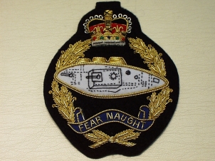 Royal Tank Regiment Queens Crown blazer badge 160 - Click Image to Close
