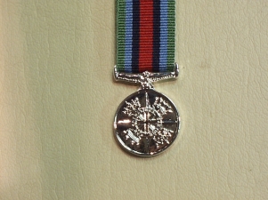 Operational Service medal, ribbon Sierra Leone miniature medal - Click Image to Close