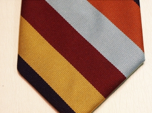 Royal Air Force Regiment polyester striped tie - Click Image to Close