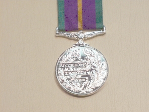 Accumulated Campaign Service Medal 1st type miniature medal - Click Image to Close
