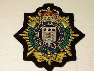 Royal Logistics Corps blazer badge 147 - Click Image to Close