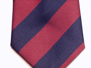 Brigade of Guards polyester striped tie - Click Image to Close