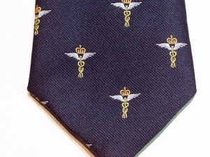 RAF Medical polyester crested tie - Click Image to Close
