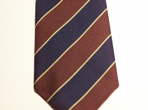 Indian Army polyester striped tie - Click Image to Close
