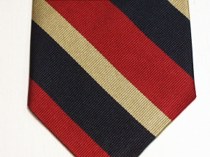 5th Royal Inniskilling Dragoon Guards Silk striped tie - Click Image to Close