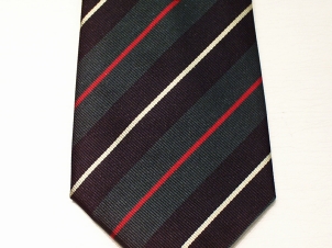 Royal Irish Rangers Silk striped tie 143 - Click Image to Close