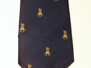 Royal Marines silk crested tie - Click Image to Close