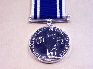 Police Exemplary Service Elizabeth II full size copy medal - Click Image to Close