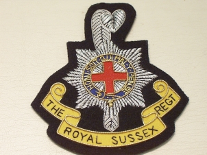 Royal Sussex Regiment blazer badge 159 - Click Image to Close