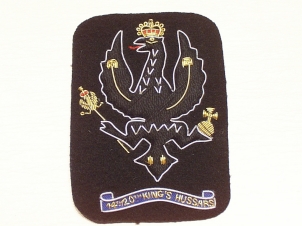 14th/20th Kings Hussars blazer badge - Click Image to Close