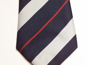 Royal Gloucestershire Hussars polyester striped tie - Click Image to Close