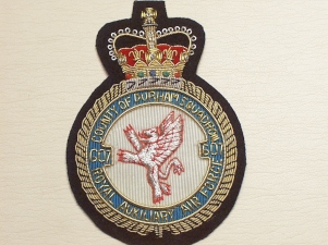 607 Sqn RAF Aux wire blazer badge - Click Image to Close