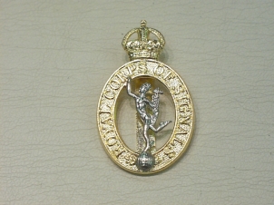 Royal Signals WWII cap badge - Click Image to Close