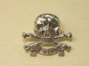 17th/21st Lancers metal cap badge - Click Image to Close