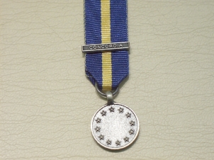 EU ESDP Concordia HQ & Forces miniature medal - Click Image to Close