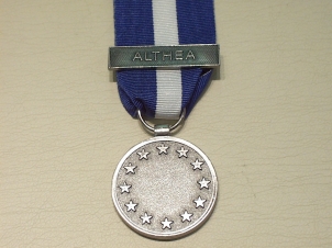 EU ESDP Althea planning & support miniature medal - Click Image to Close