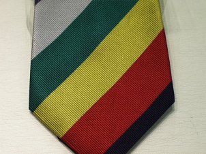 RLC officers club silk striped tie - Click Image to Close