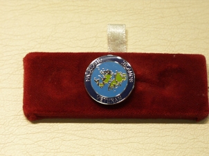 Falkland Islands Veterans lapel pin - Click Image to Close
