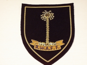 Royal West African Frontier Force blazer badge - Click Image to Close