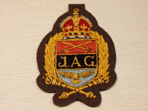 Judge Advocates General embroidered badge - Click Image to Close