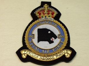 146 Squadron RAF KC wire blazer badge - Click Image to Close